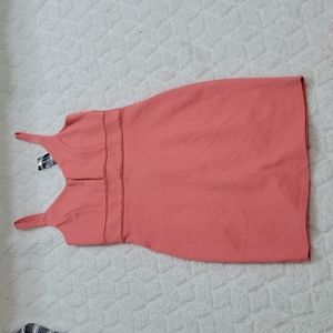 FASHION NOVA BOUNCE BACK DRESS, SALMON COLOR SIZE L NWT